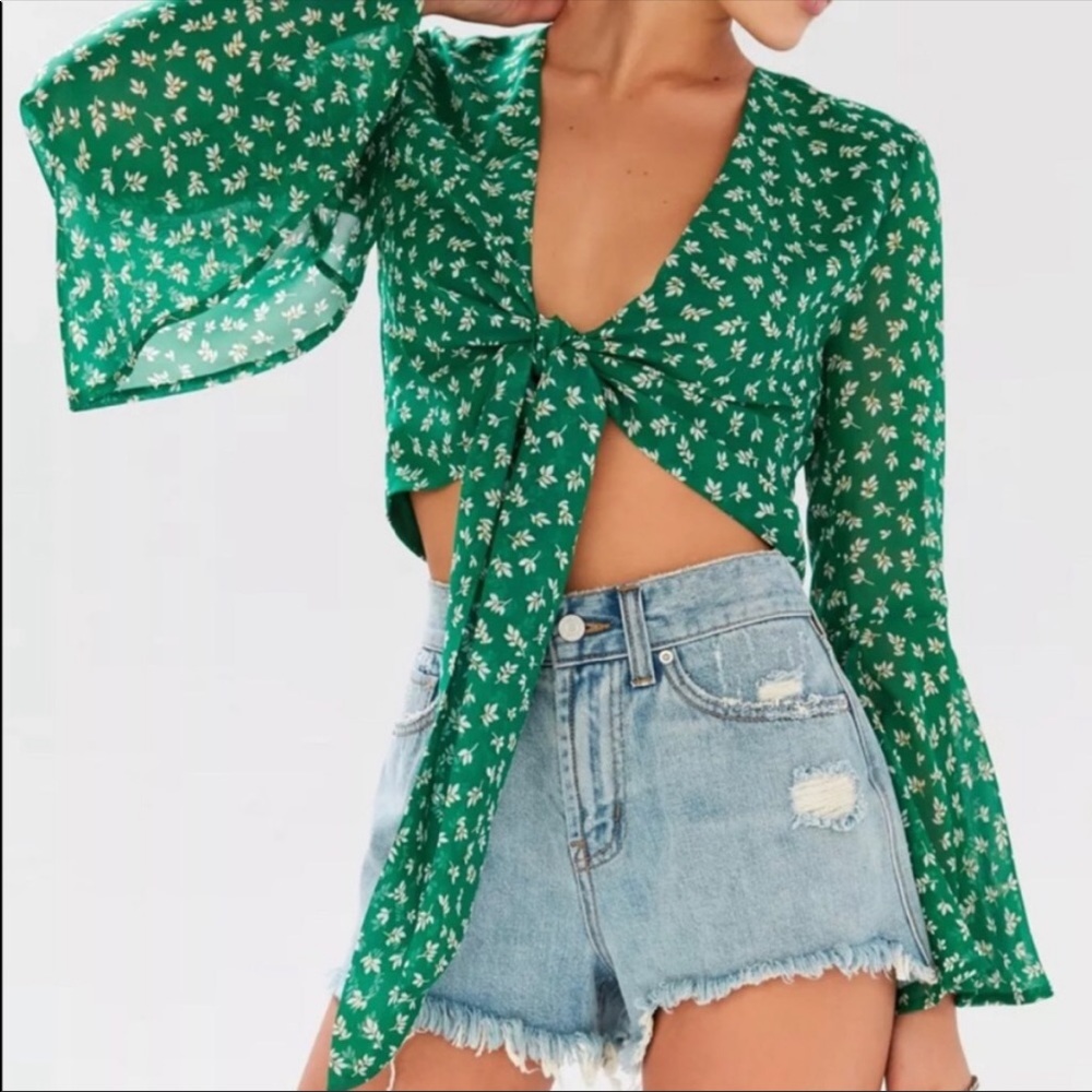 Urban Outfitters Front Tie Top